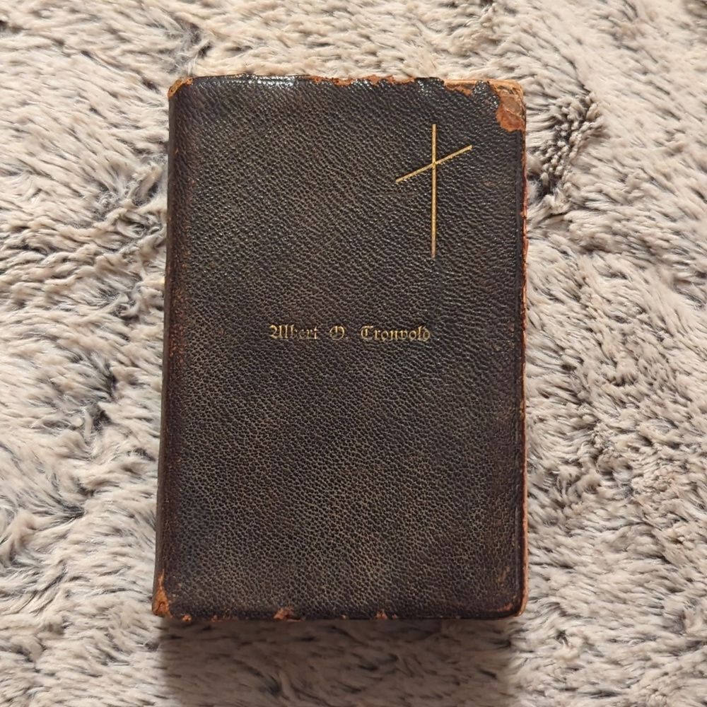 1895 Leather Danish Song Book
